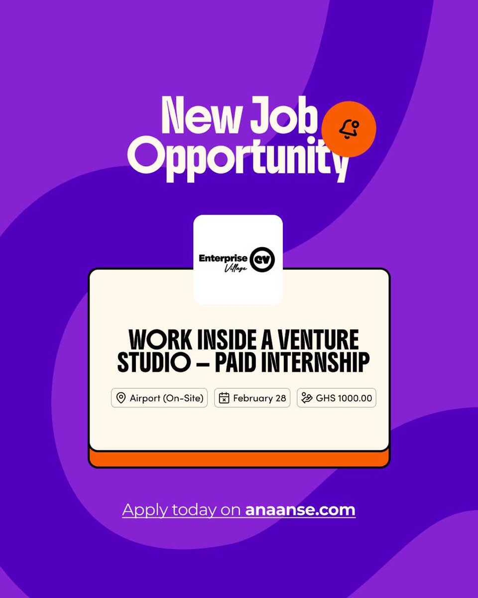 Anaanse - internships & entry-level jobs tweet media