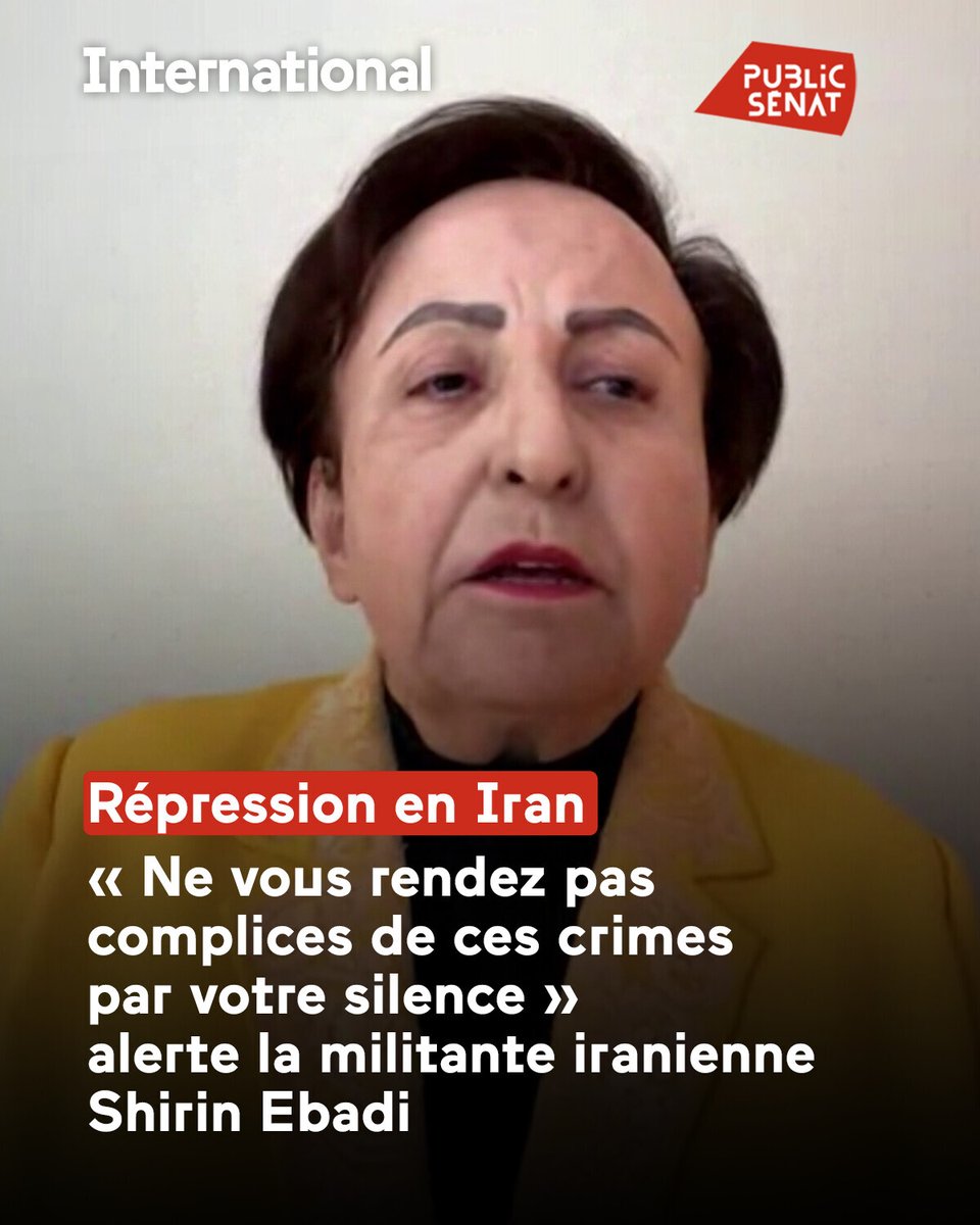 Auditionnée par la délégation aux droits des femmes et la commission des affaires étrangères du Sénat, l’avocate iranienne et prix Nobel de la paix de 2003, Shirin Ebadi a dressé un tableau accablant de la situation en Iran.

➡️ go.publicsenat.fr/UMH