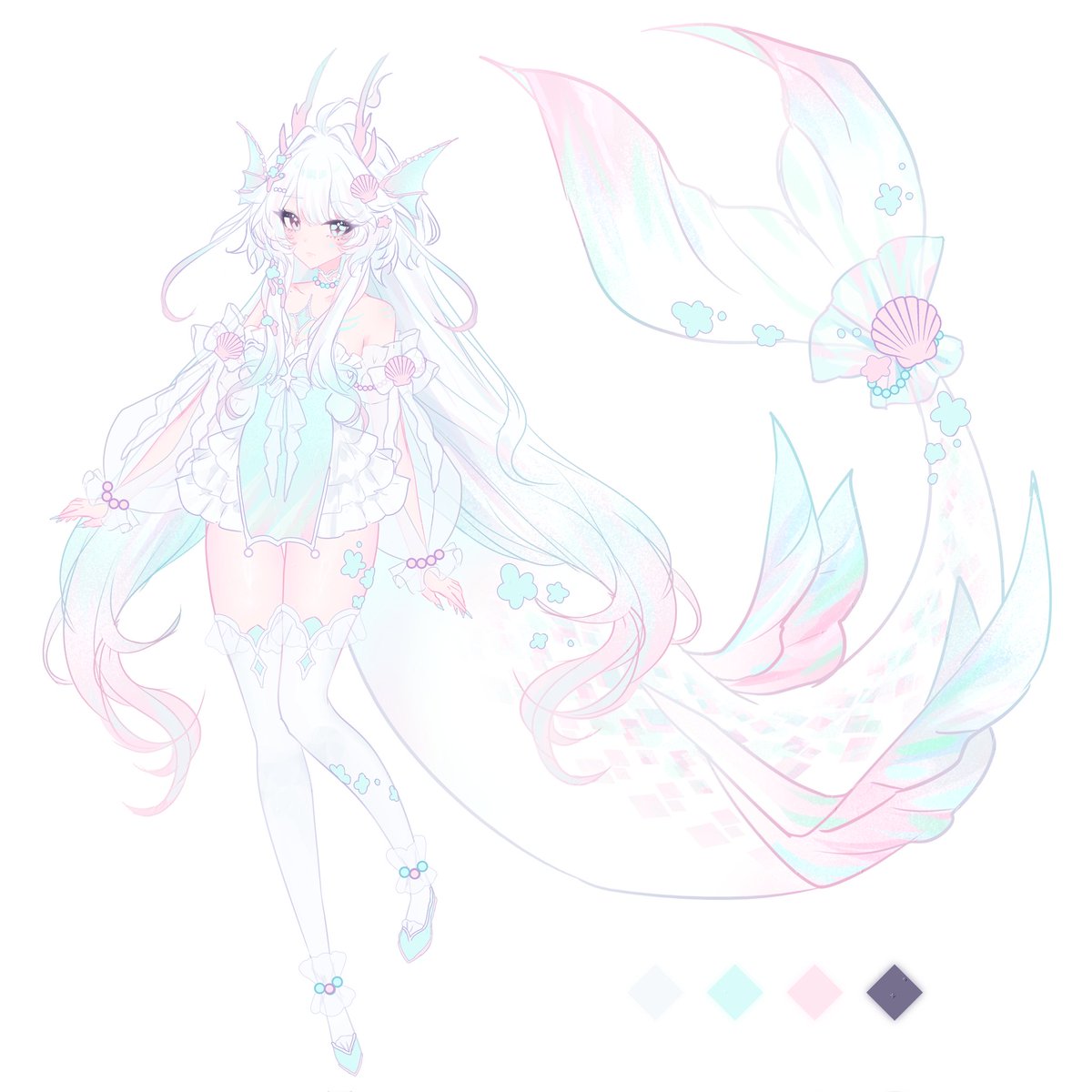 Opalite Leviathan 🌊💎

✦ Set Price: $260 (commercial rights included)

Available on my Kofi Shop, link below ↓
♡ &amp; ⟳ are very appreciated!!