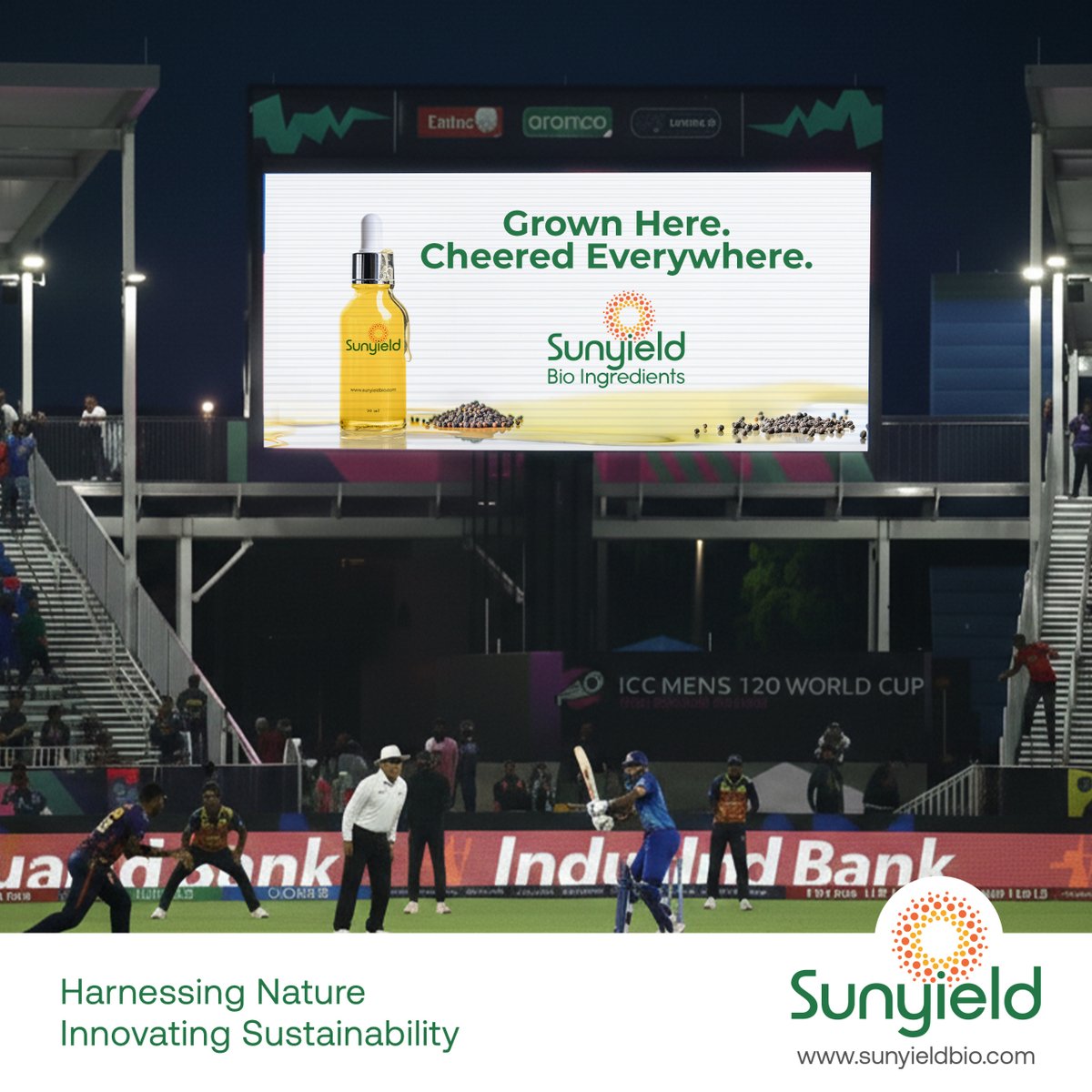 Sunyieldbio's tweet photo. For moments that build slowly and land decisively. Wishing Sri Lanka a superb T20 campaign!
.
.
.
#T20WorldCup2026 #CricketFever #srilankacricket #BoldandBeautiful #FlavourOfVictory https://t.co/BpYN897WmS