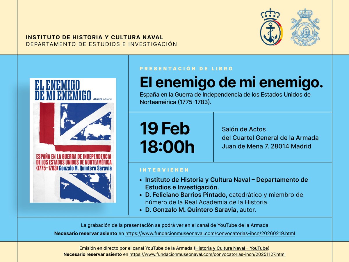 IHCN Instituto de Historia y Cultura Naval tweet media