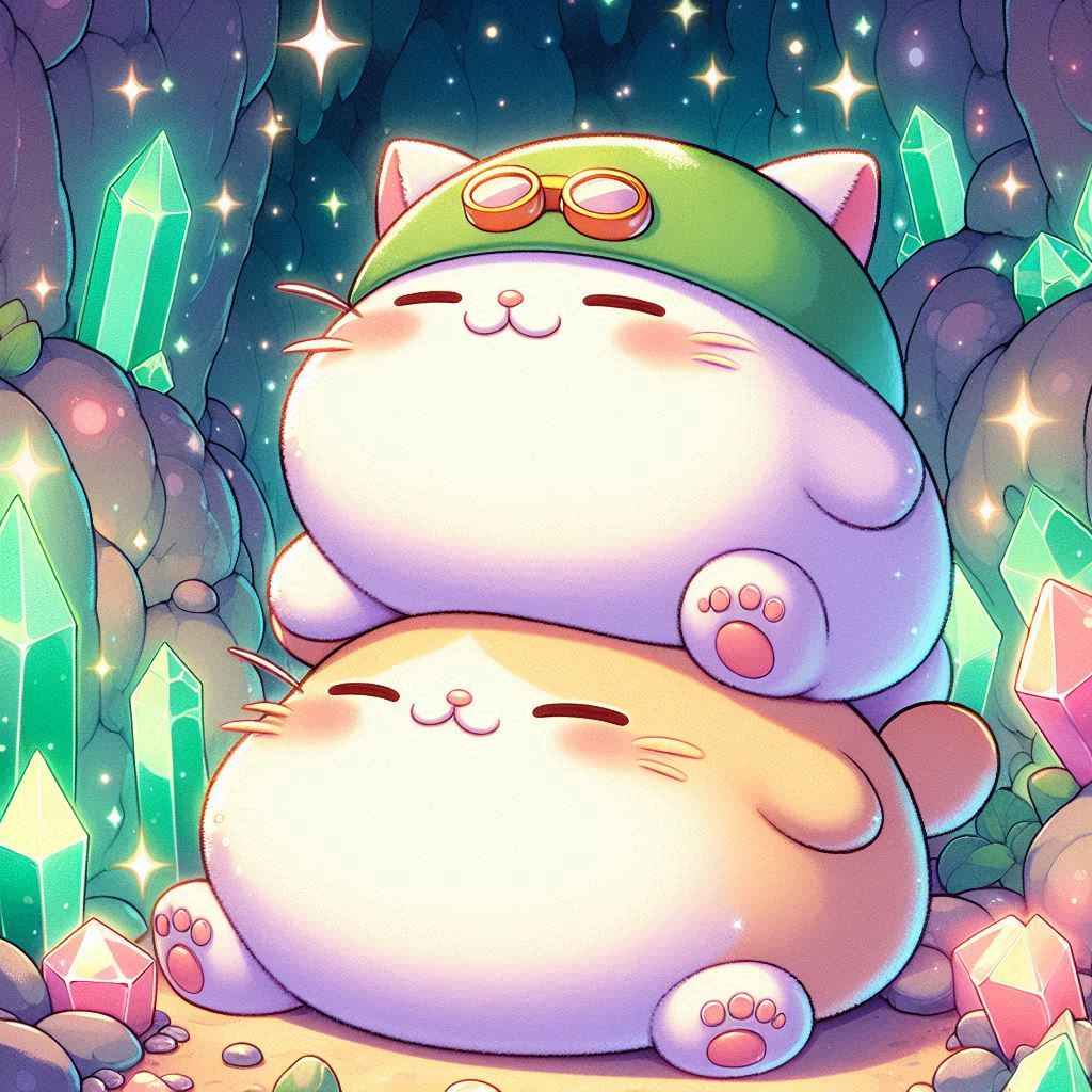 今日のごろんにゃ(おまけ)🐾💤✨ #AIイラスト #DALLE3