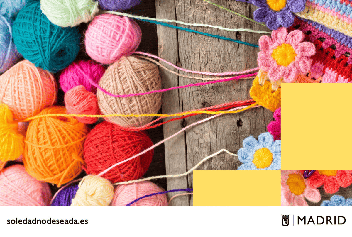 jmd_usera's tweet photo. 🧶Tejiendo redes
Actividad colaborativa para paliar la #soledadnodeseada
📍Todos los viernes, de 16:30 a 18:00h
En el #CMSc de #Usera, en la calle Avena, 3
¡Te esperamos!
Con @madridsalud
👉https://t.co/rvMkcw4Nnz https://t.co/MpMCgS5R3G