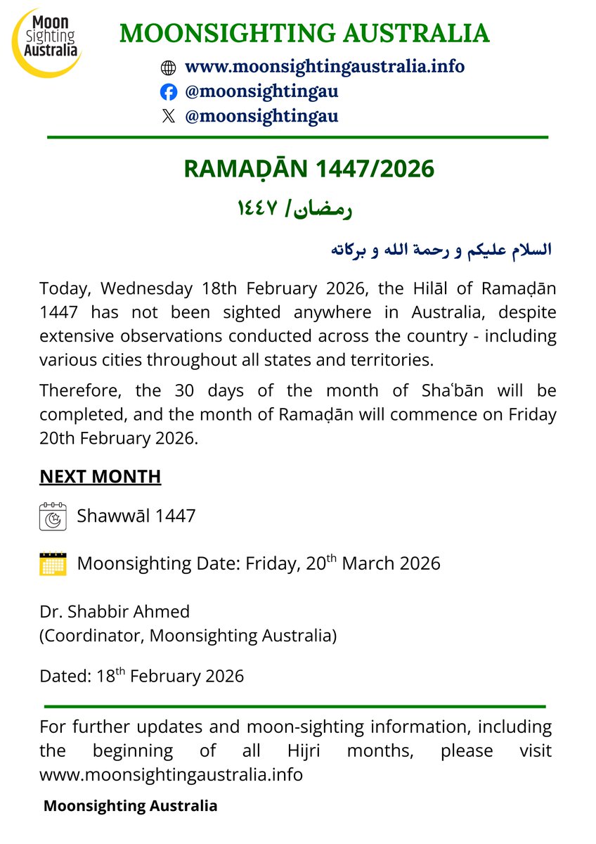 Moonsighting Australia tweet media