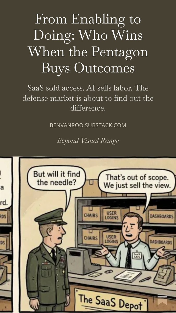 DavidNorthStar's tweet photo. From Enabling to Doing: Who Wins When the Pentagon Buys Outcomes, by @DavidNorthStar https://t.co/J371SfB5LO https://t.co/1O4Px6IaL2