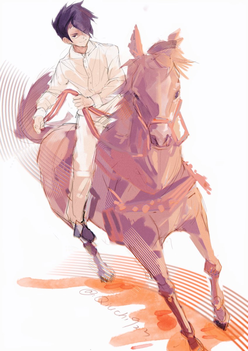 🐴新年快乐🧧#約束のネバーランド #ThePromisedNeverland #fanart #tpnray
