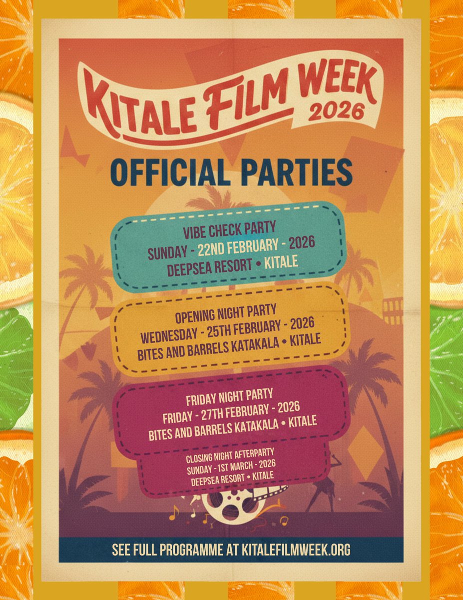 kitalefilmweek's tweet photo. Wanna party or not? 🎶
#kfw2026 #kitalefilmweek https://t.co/E1zrZYUjYP