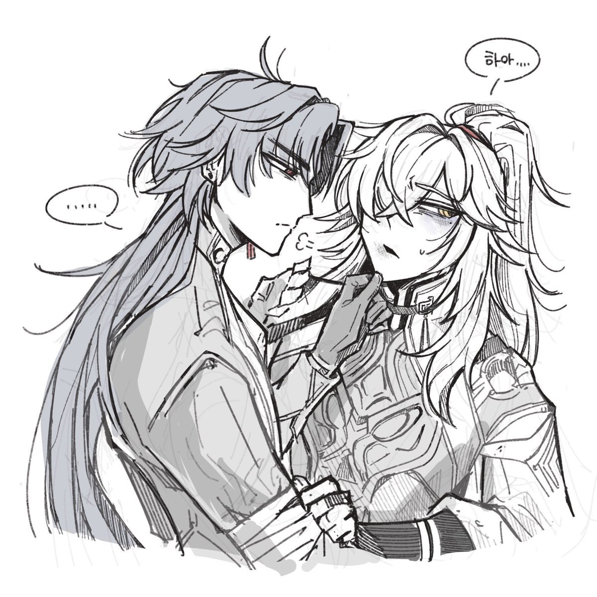 후웅훙훙..훙훙..
트친이옛날에그려줫던 블경ㅋㅋ 
훙훙..