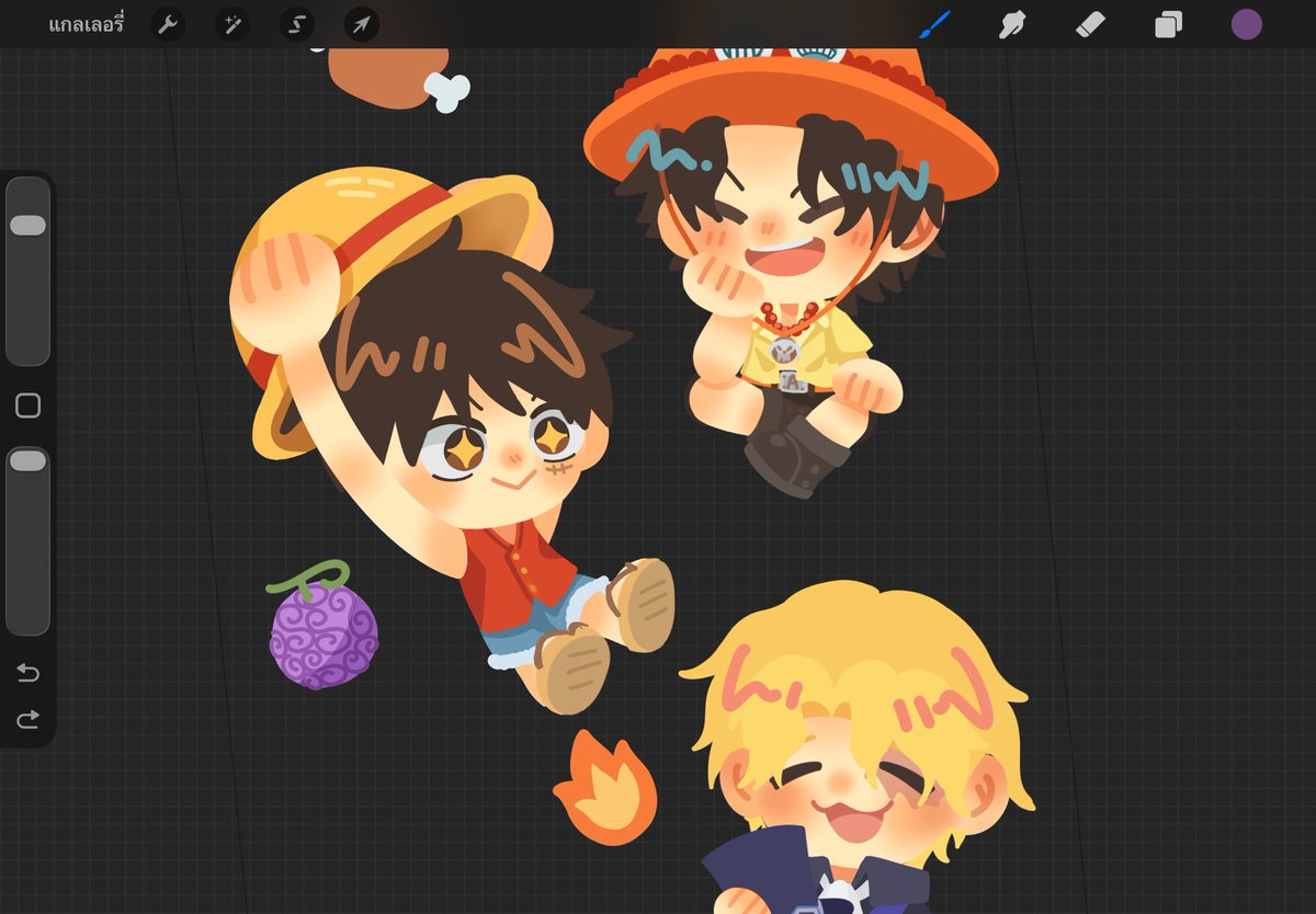 BortorBettityy's tweet image. สตก.รอบนี้ พี่ๆเค้าได้เจอกันแล้วนะ (เจอกัน CQ คับ )#ASL #onepiece