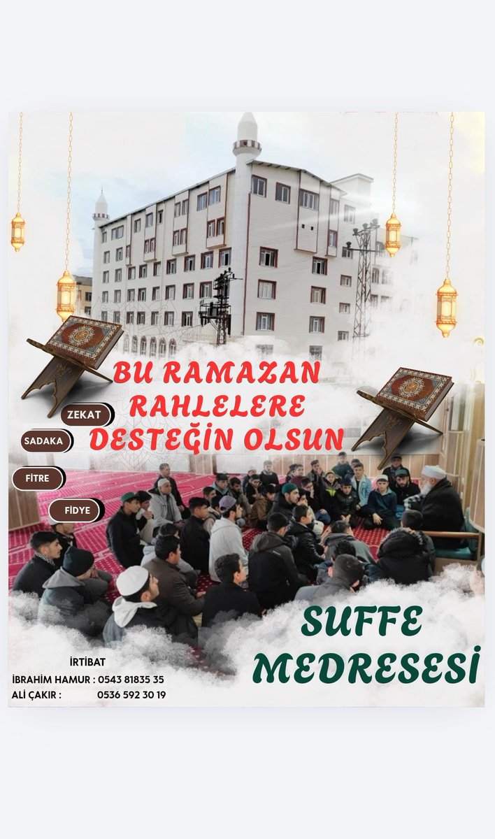ruha_der's tweet photo. Bu Ramazan ilim talebelerine desteğin olsun 
#suffe
#zekat #fitre #fidye #sadaka https://t.co/XBz3No0pA2