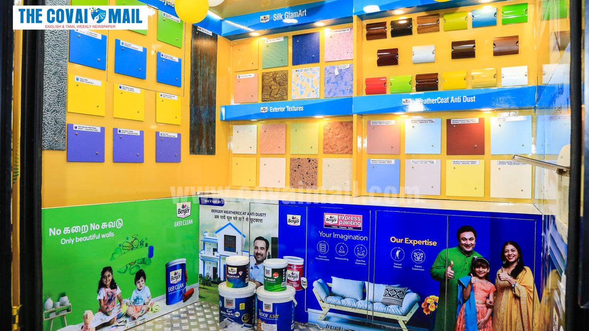 CovaiMail's tweet photo. Smile Foundation and Berger Paints India have launched a free training programme for painters in Coimbatore named ‘iTrain on Wheels’. The initiative was inaugurated in the city today.

#thecovaimail | #photostory | #berger | #freeprogram | #painters | #covai | #SmileFoundation | https://t.co/UPuhqzO0C2