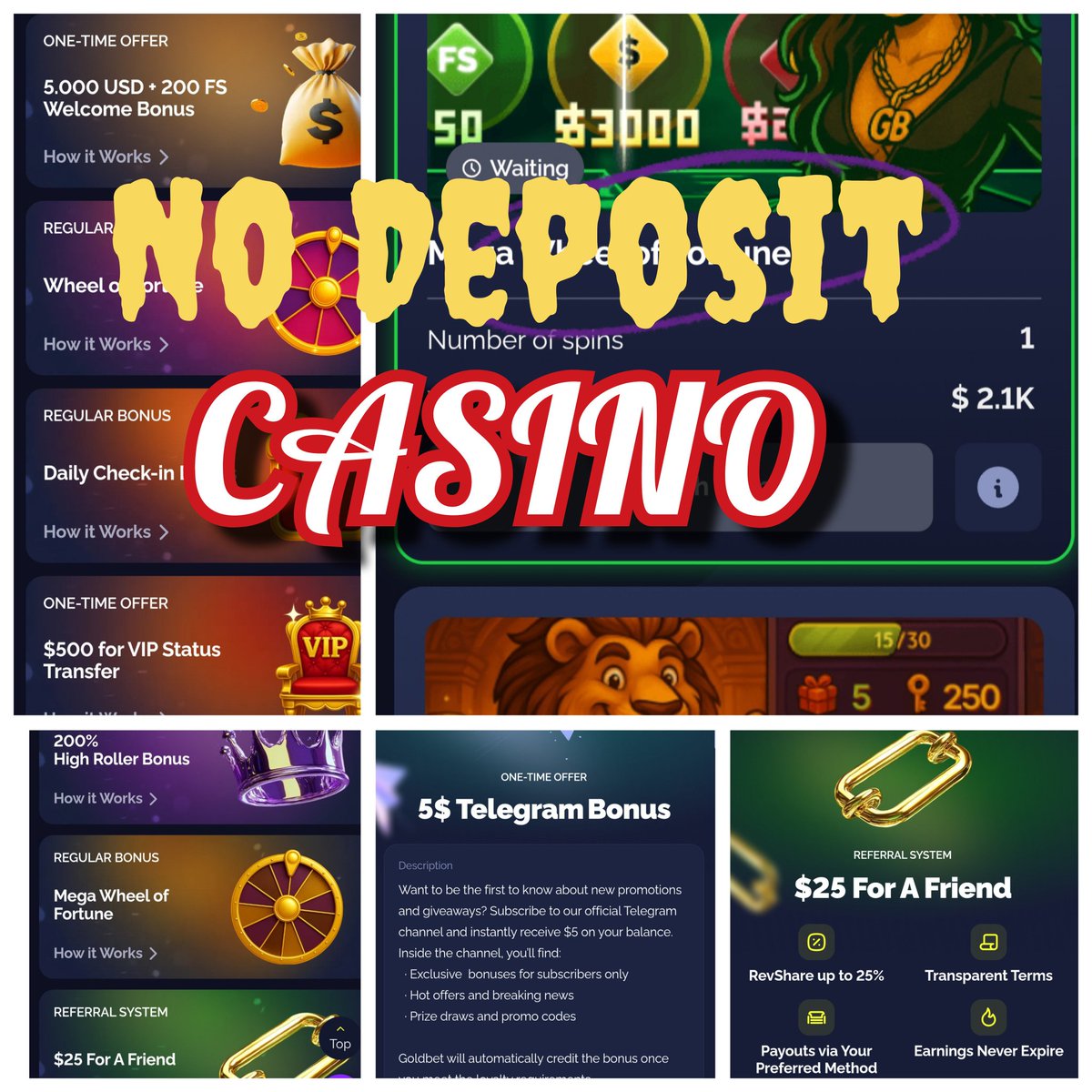 Play free 🎰get real money💰💰💰

🔰No deposit needed
🔰Play with your favorite bonuses 
🔰 Instant withdraw 
🔰Get 15$ by install app
🔰Get 5$ for Telegram 
🔰 Daily checking Bonus 

💰Use link 10$ 💰Signup fast ✅. here is the link👇 

1f0s0.vip/r/HW9BVDIK