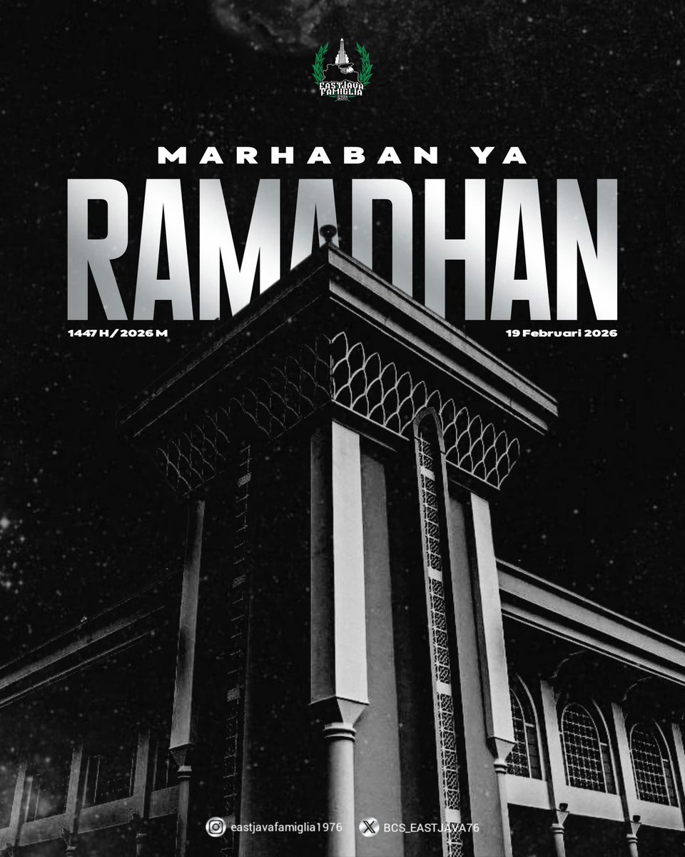 Setiap doa dipenuhi harap, setiap perbuatan diberkati Tuhan dan semoga kita masih diberi kesempatan bertemu di Idul Fitri

Marhaban ya Ramadhan
Selamat Menunaikan Ibadah Puasa 1447 H.