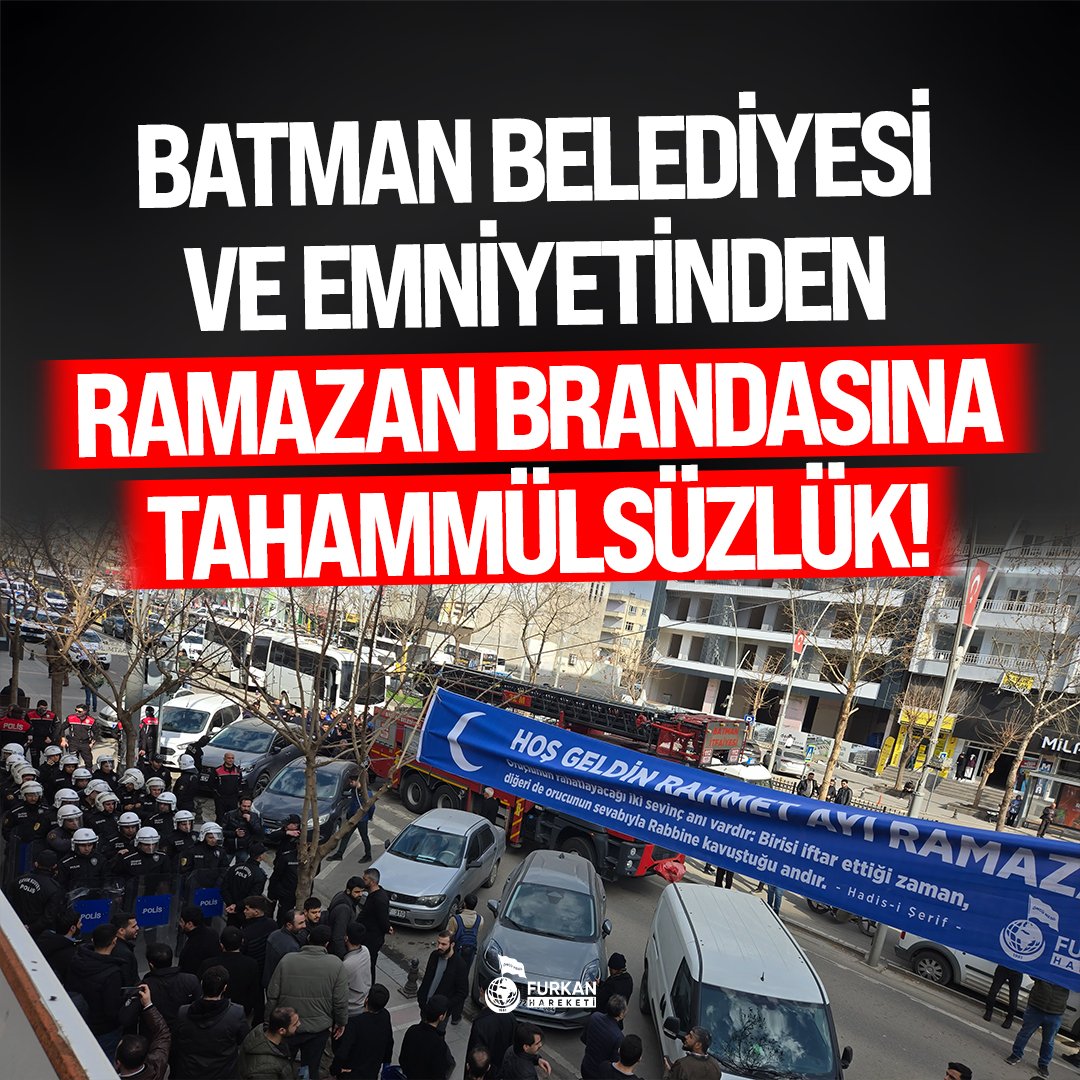 FurkanDerGAntep's tweet photo. Batman Belediyesi ve Emniyetinden Ramazan Brandasına TAHAMMÜLSÜZLÜK! 

RamazanBrandasına SertMüdahale

#BatmanEmniyeti https://t.co/nGokr3xgkc