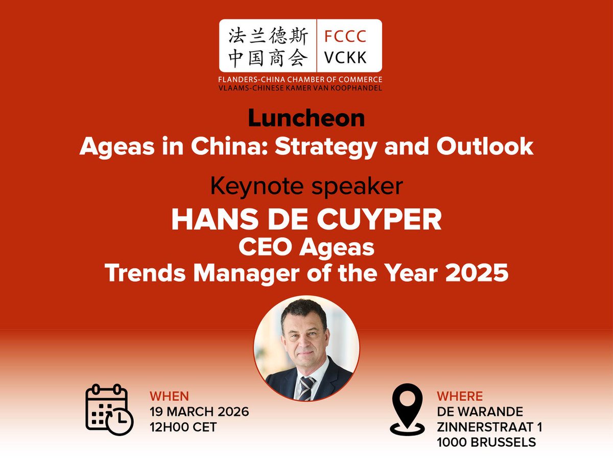 Flanders-China Chamber of Commerce (FCCC) tweet media
