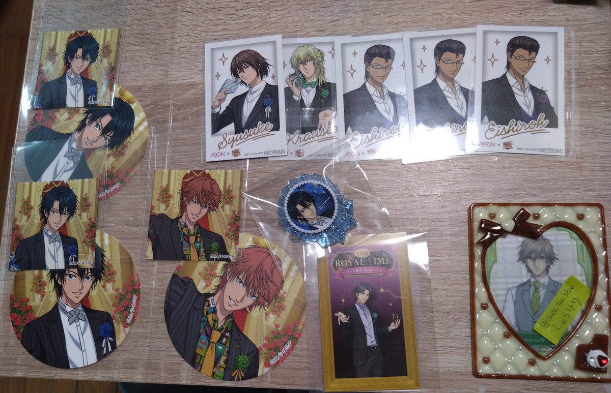 交換テニプリ テニスの王子様イオン チェキ くじ ロゼット譲不二 〇蔵