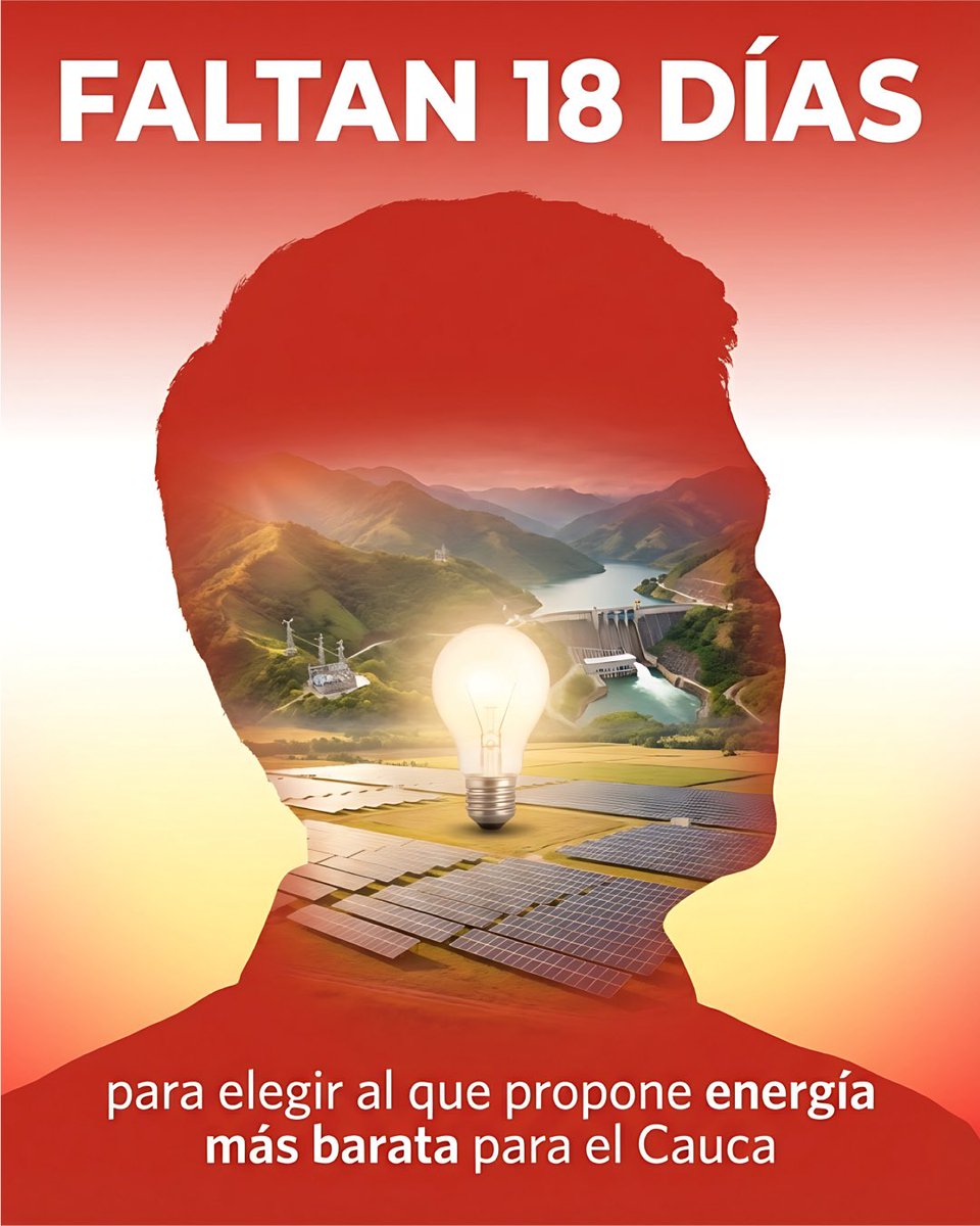 🚩🚩Desde el Congreso seguiré dando la pelea por las familias caucanas, con propuestas claras y gestión firme para aliviar el costo de la energía en los hogares. No es solo una promesa: es un compromiso con el bolsillo de la gente y con la dignidad de cada familia que hoy