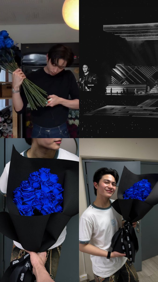 กลับจากเชียงใหม่ตรงดิ่งเข้าร้านไปจัดช่อดอกไม้ให้น้องด้วยตัวเอง เสร็จแล้วตรงดิ่งหอบช่อดอกไม้ที่ตัวเองจัดไปให้กำลังใจเขาที่คอน คือให้เลย คนที่ทำให้วิลเลี่ยมชนะทั้งงโลก 😭😭😭😭😭😭😭😭