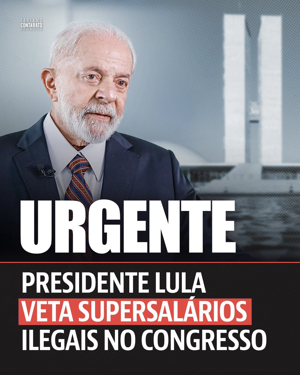 O Brasil tem quase 13 milhões de servidores públicos. A maioria está na ponta, muitas vezes sem ter o próprio piso salarial respeitado.

Mesmo assim, o Congresso aprovou um projeto que abria espaço para mais penduricalhos e supersalários acima do teto constitucional. Enquanto