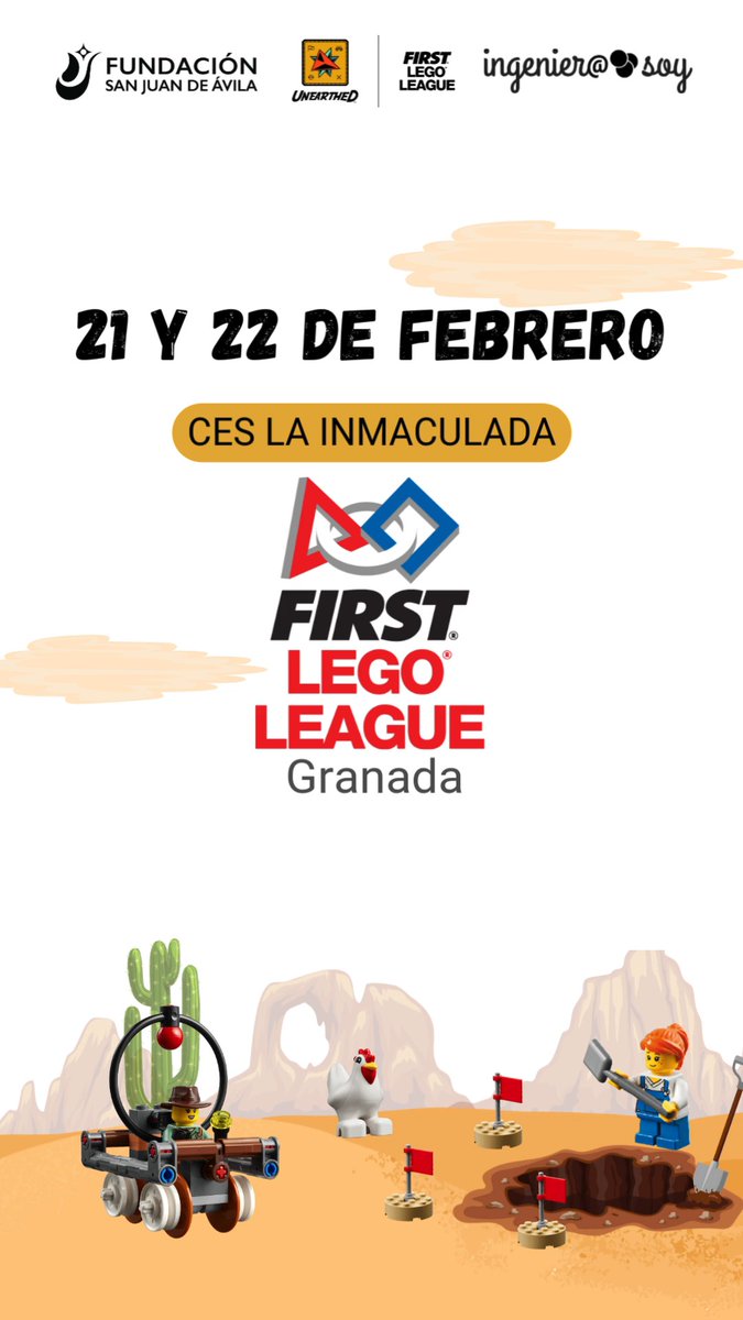 🤖 Guillermo García-Contreras participa este fin de semana como juez en la FIRST LEGO League de Granada, del que el proyecto MedGreenRev es uno de los patrocinadores. Centro de Magisterio La Inmaculada (Granada) los días 21 y 22 de febrero. 

👉 Más info: firstlegoleague.soy