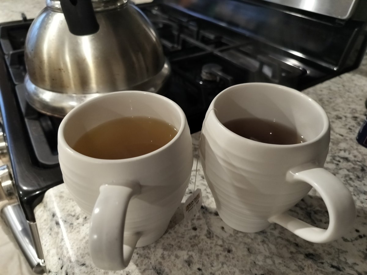 I don't like hot beverages but I'm doubling up on tea and Theraflu so that at least half of this Tim/Brad experiment can continue this afternoon