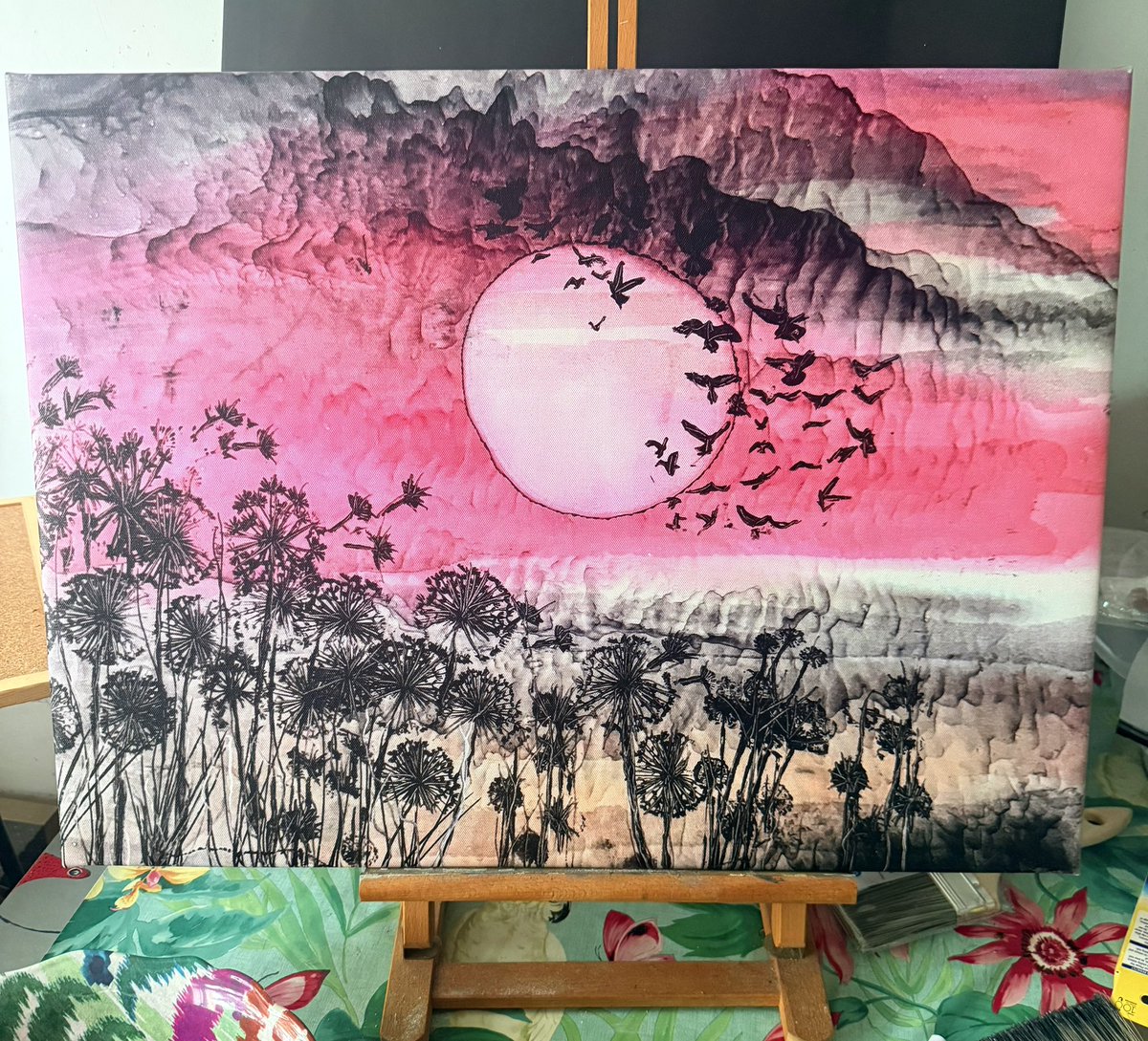 East Wind Series 
Alcohol Inks and Windsor and Newton Ink
#ArtistOnX #alcoholink #INK #contemporaryart