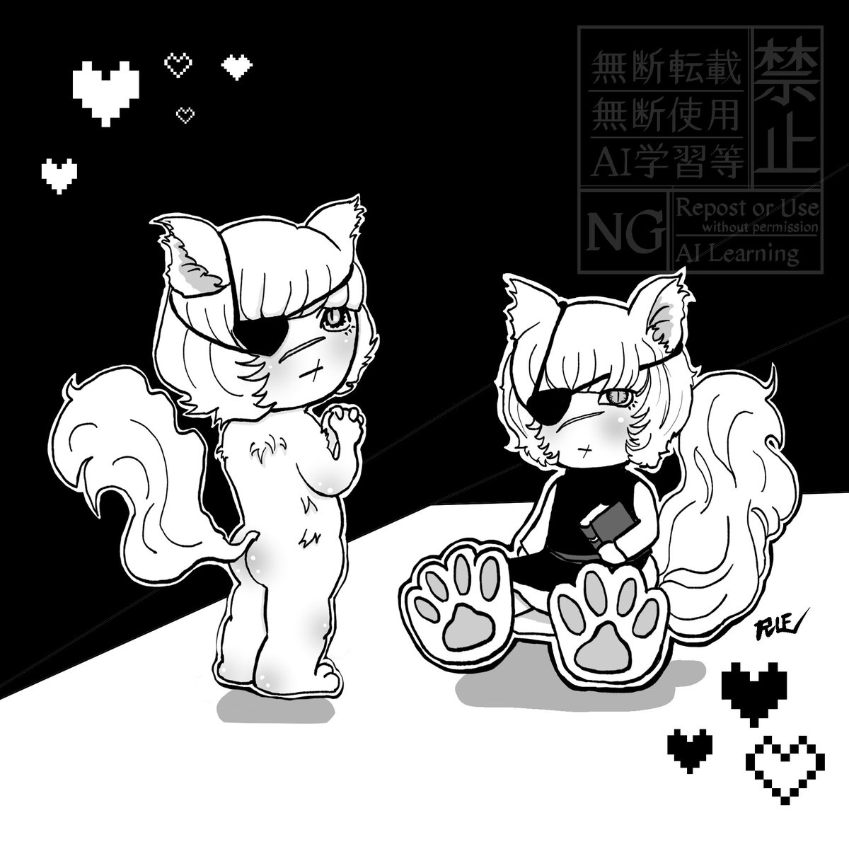 #ねこバデこねこ部
入部希望です
🐈バデアンソロのカットに描かせて頂いたミニ🐈バデです🐾