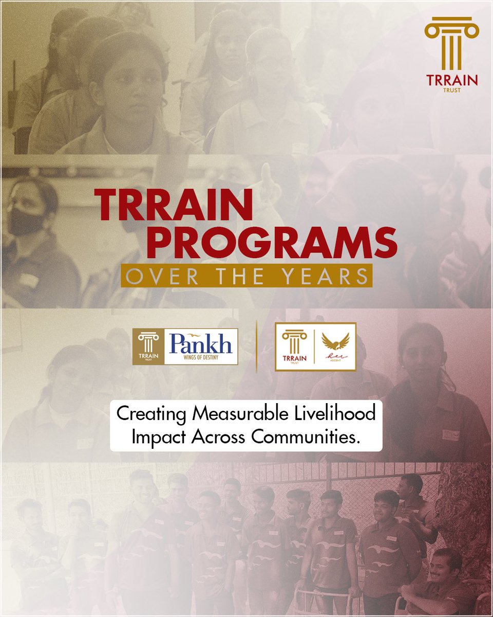 TRRAINindia's tweet photo. Behind every statistic is a story.

A young woman supporting her family.
A person with disability gaining financial independence.
A household moving from survival to stability.

This is the impact of TRRAIN programs.

Not just training.
Transformation.

#TRRAIN #Trrainprograms https://t.co/Uj822Vma36