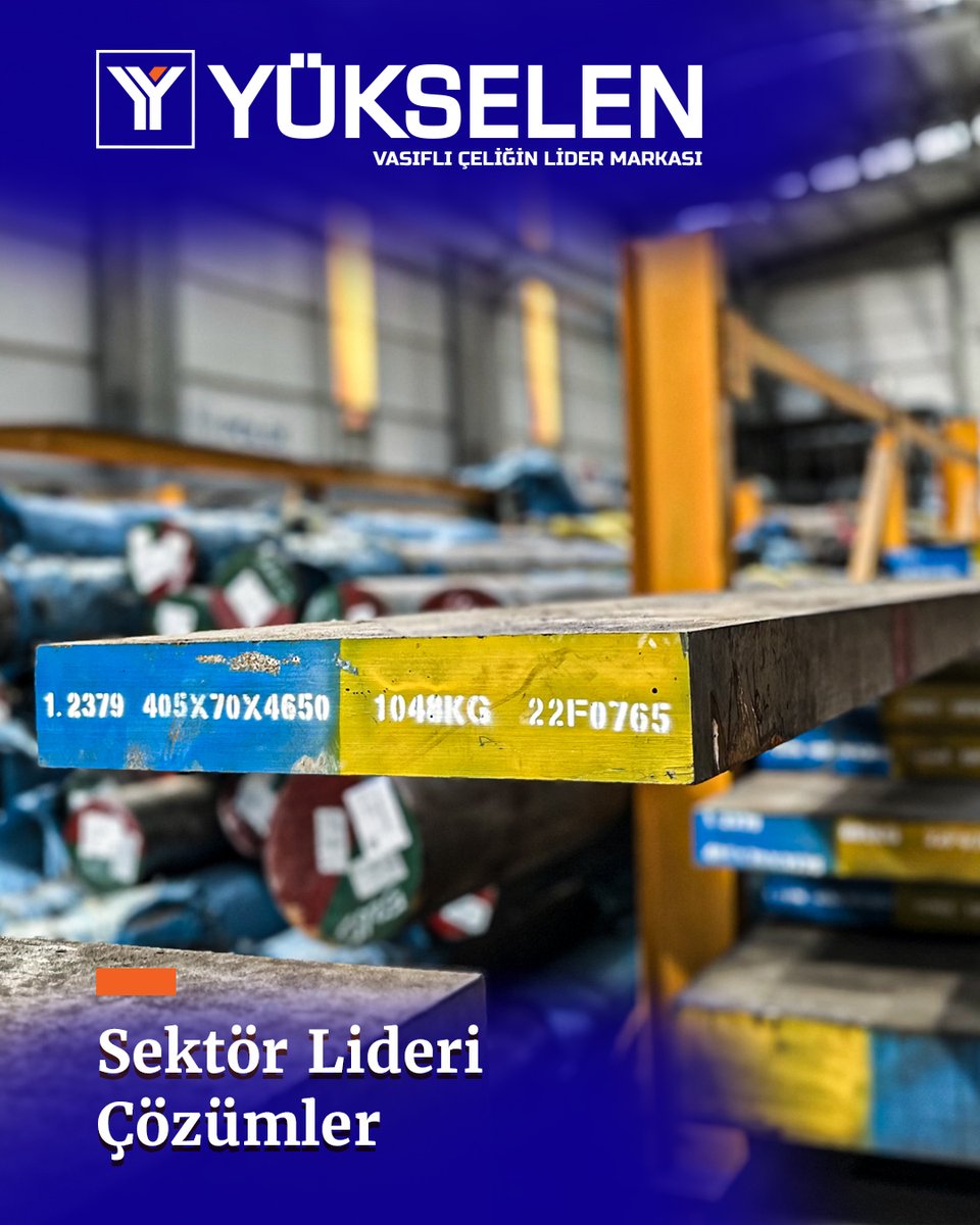 yukselencelikas's tweet photo. Güçlü ve dayanıklı çeliklerle işinizi kolaylaştırıyoruz! Sektör lideri çözümler için buradayız.
https://t.co/wu8PoLQURy
#YKSLN #steel #highquality #çelik #vasıflıçelik #specialsteel #steeldistribution https://t.co/Q77YiwxIpQ