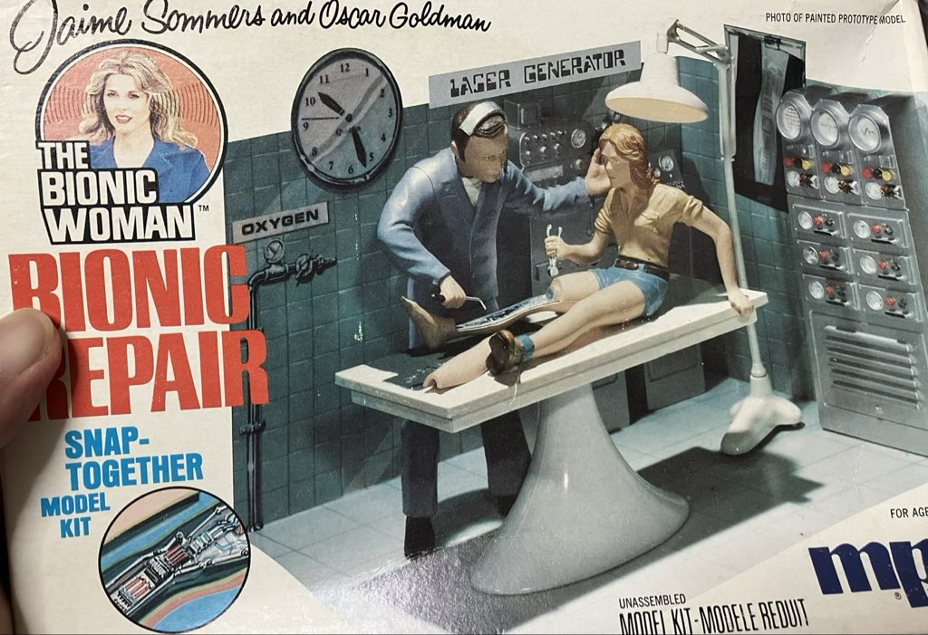 あっ。これがDenys Fisher Toys製の『600万ドルの男』のキットなの