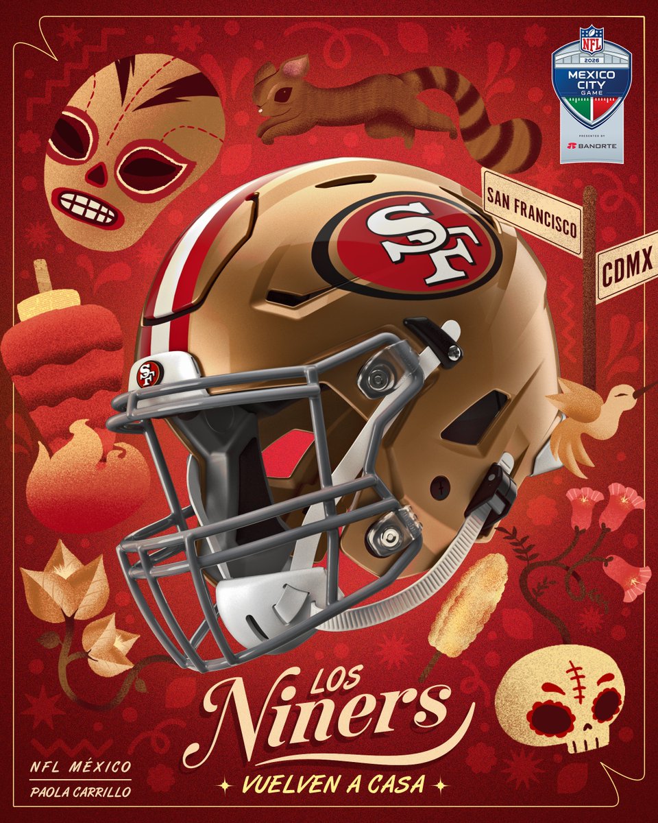 ¡Ya se la saben! Los 49ers jugarán en la Ciudad de México este año.
Regresa lo que nunca se fue
NFL Mexico City Game.