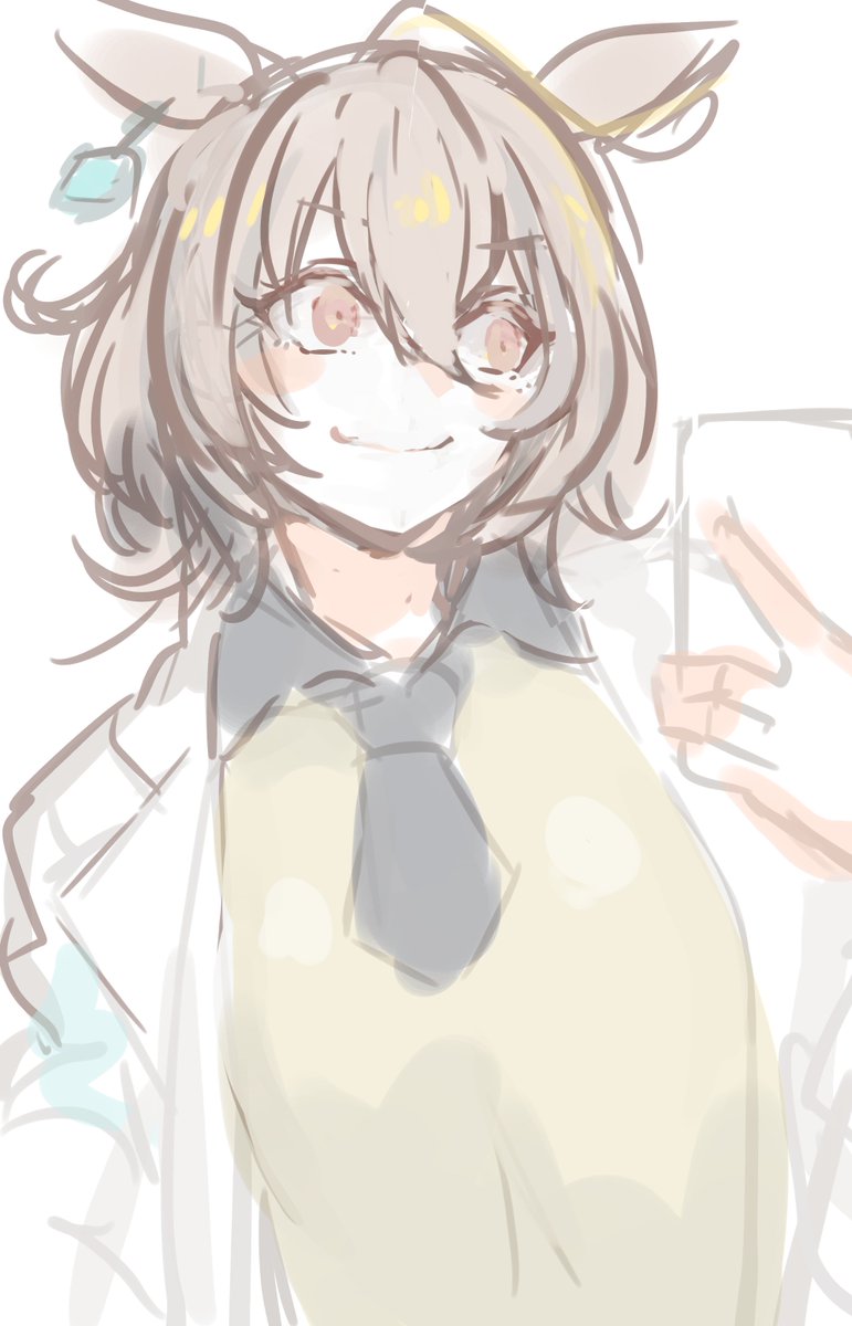 アグネスタキオン(ウマ娘) 「#レイヤーさんがイラスト化していい画像を志村に投げる」|志村＠skeb 募集中のイラスト