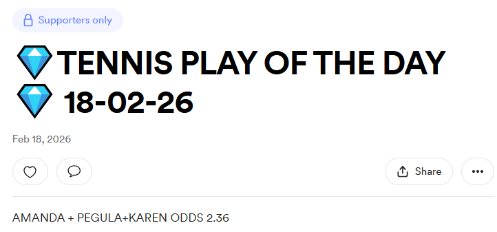tennis_dog29's tweet photo. Easy sweat Free win β₯οΈ
5 unit game win odds 2.36 β
Amanda β
pegula β
Karen β
More Tennis Picks Already Posted on Tele-G
https://t.co/pDdmx1gJQK
#tennis #gamlingx #atp #wtadubai #parlay #money #GamblingTwitter https://t.co/KVlvZMSOCW