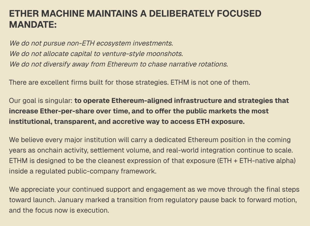 Ether Machine (ETHM) tweet media