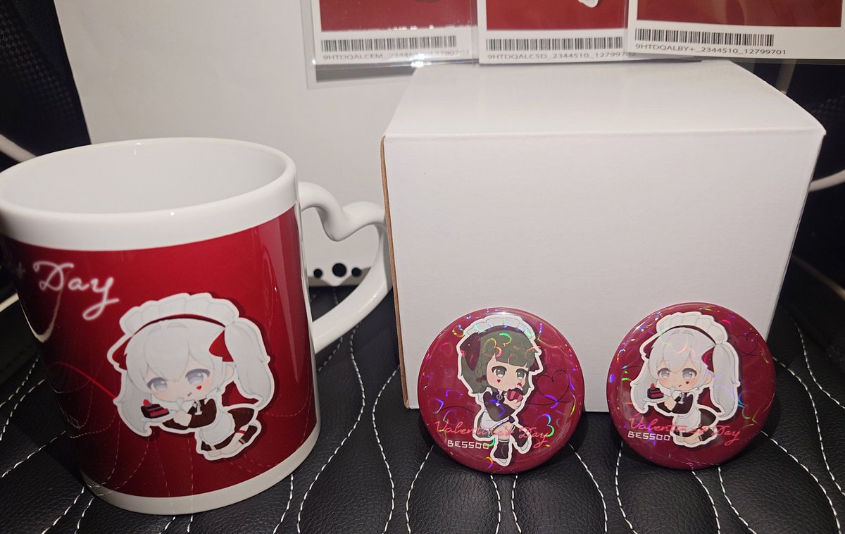 momokan57391's tweet photo. マグカップも缶バッジも可愛ええな〜( ◜▿◝ )
ステッカーも可愛ええな〜(ฅωฅ`)照♡
#BESSOO https://t.co/AVqMILMQMu