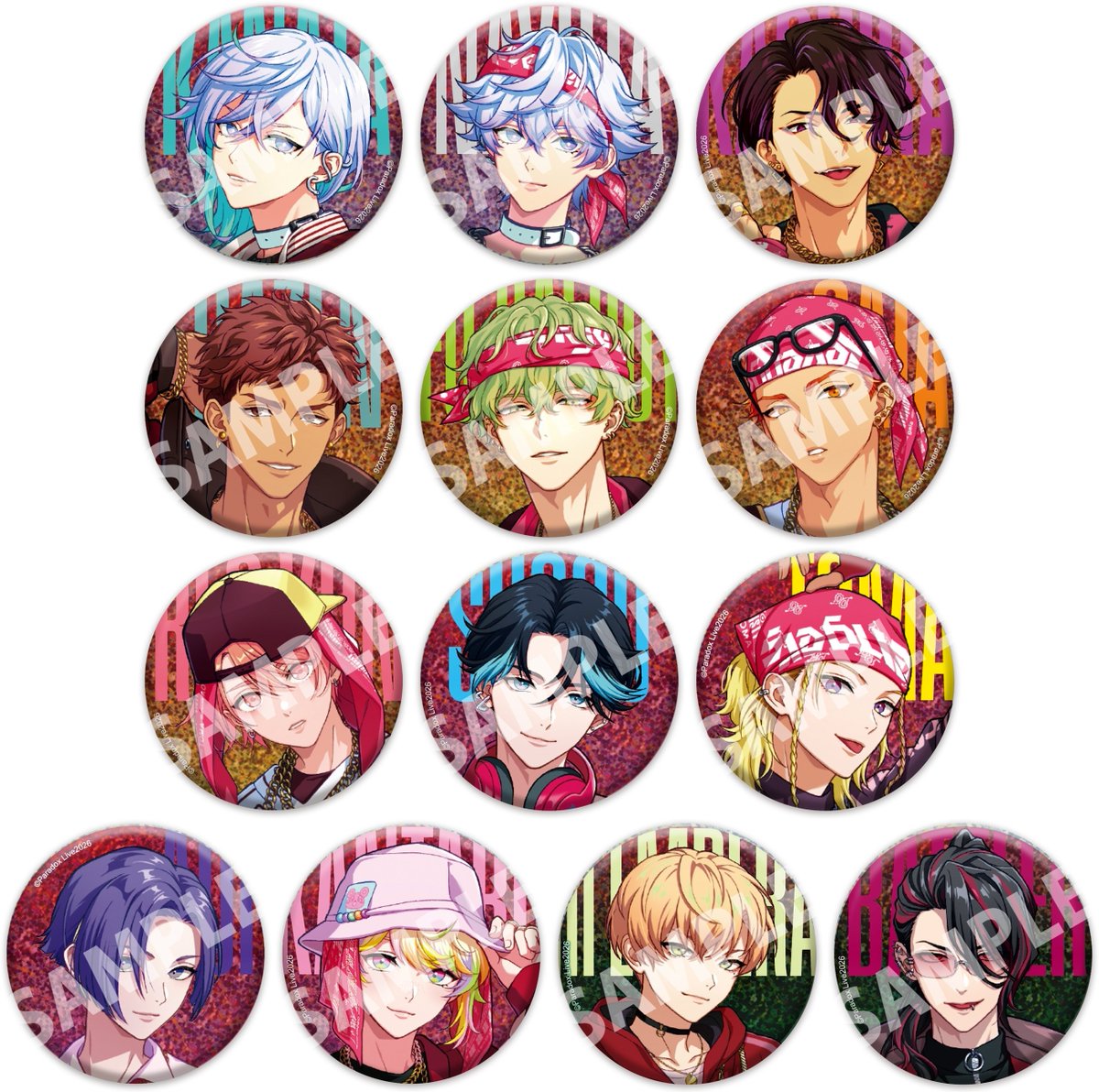 アニメイトオンラインで予約受付中！ Paradox Live BIG缶バッジ