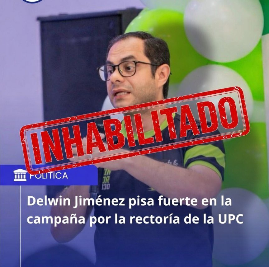 AndyRomeroCh's tweet photo. El Rector de la @UnicesarOficial No es santo de mi devoción, pero con él hubo algo de estabilidad. 
Pero es LAMENTABLE que ahora el Clan y otros quieran llevar OTRA VEZ a la UPC al ATRASO; pierde la Academia. Apoyar un candidato que lo arropa la sombra de la INHABILIDAD. Es ruin! https://t.co/jEdC2P1B4N