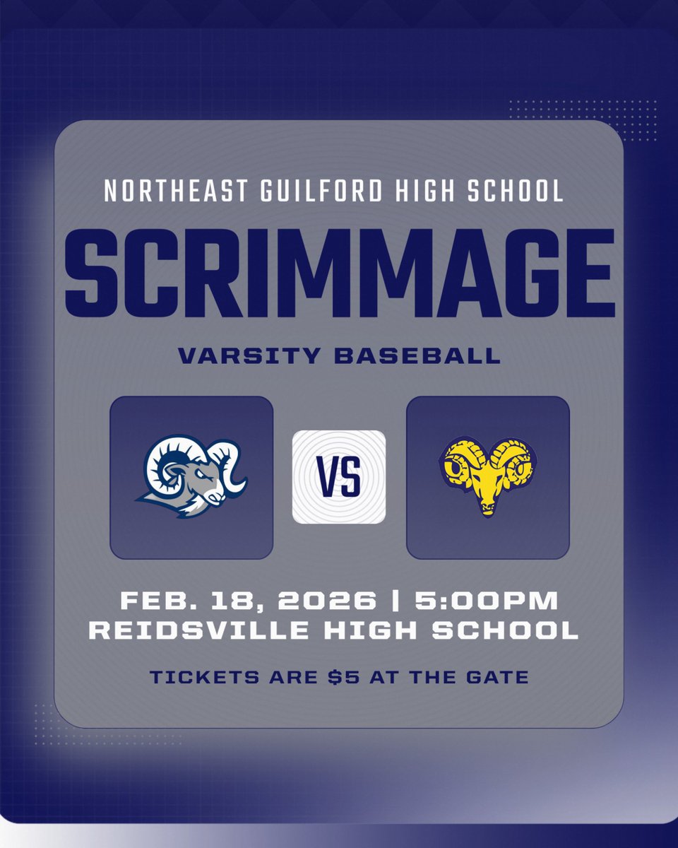 Northeast Guilford Rams Baseball (@negbaseball) on Twitter photo 