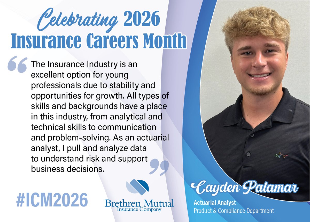 Cayden Palamar (Product &amp; Compliance) shares why young individuals should consider a career in the Insurance Industry! #ICM2026