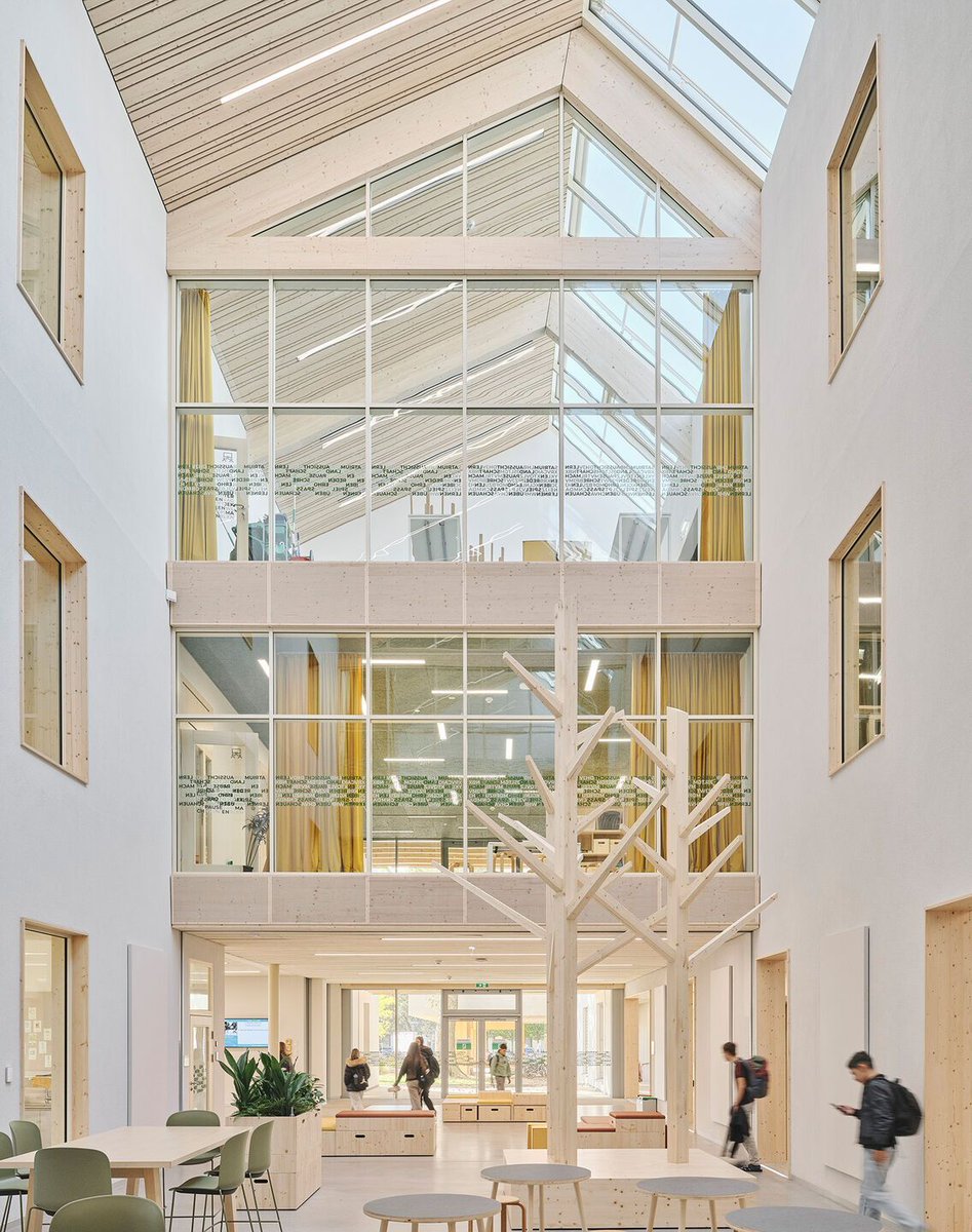 Archello's tweet photo. Designed by Franz&Sue, The School of Possibilities transforms a 1950s structure through timber additions and adaptive reuse.
https://t.co/e9IjRD5RzP
#TimberArchitecture #AdaptiveReuse #LearningSpaces https://t.co/xHRY6tKLMT