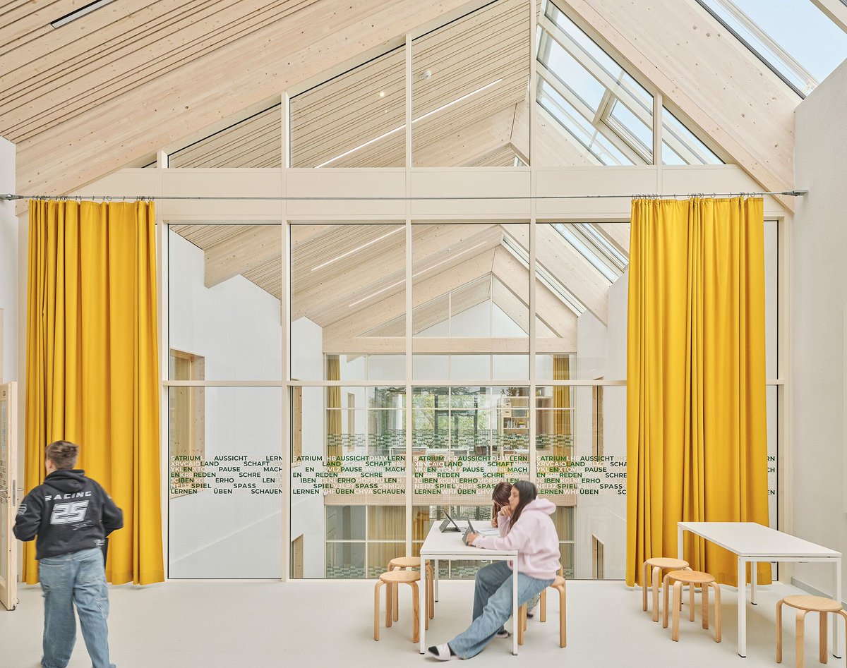 Archello's tweet photo. Designed by Franz&Sue, The School of Possibilities transforms a 1950s structure through timber additions and adaptive reuse.
https://t.co/e9IjRD5RzP
#TimberArchitecture #AdaptiveReuse #LearningSpaces https://t.co/xHRY6tKLMT