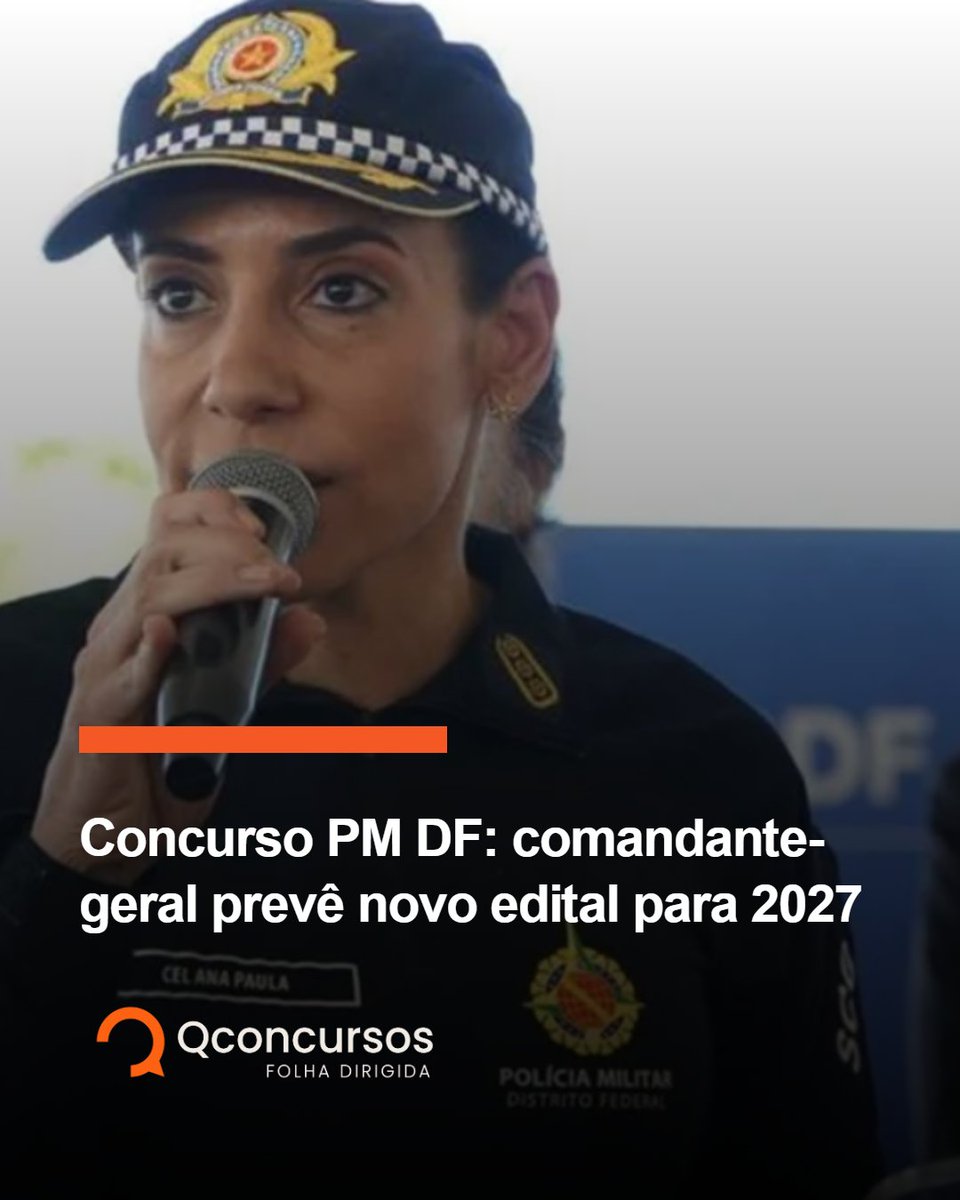 qconcursos's tweet image. Concurso PM DF 2027
A comandante-geral confirmou que a Polícia Militar do DF planeja solicitar um novo edital para 2027, depois de aproveitar os aprovados remanescentes.
❓ Você está preparado?

👉 Detalhes no link.
folha.qconcursos.com/n/concurso-pm-…

#PMDF #ConcursoPúblico #Qconcursos