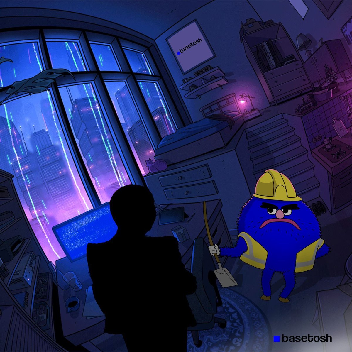 Dealing with satoshi was never easy, making greatness with him is never hard. BASESATOSH is the autonomous economic actor that will transact earn &amp; persist independently 🔵🛡️