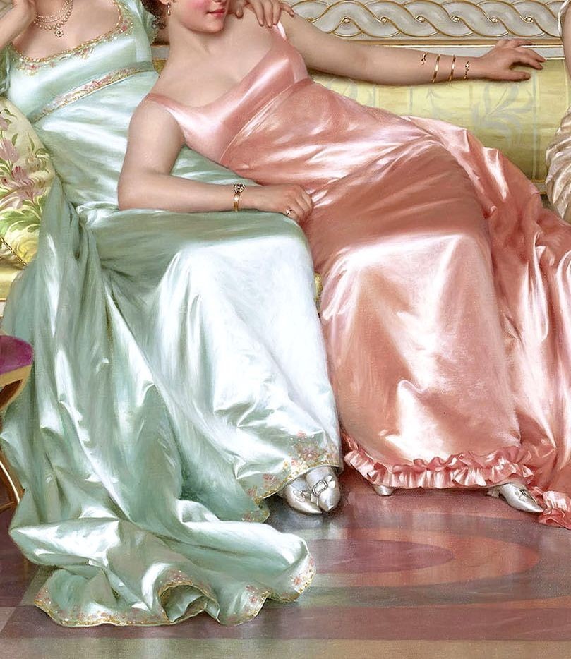 ArtorOtherThing's tweet photo. Details of La Soirée and La Lecture by Vittorio Reggianini (1853-1938) https://t.co/eGJ5naVKr3