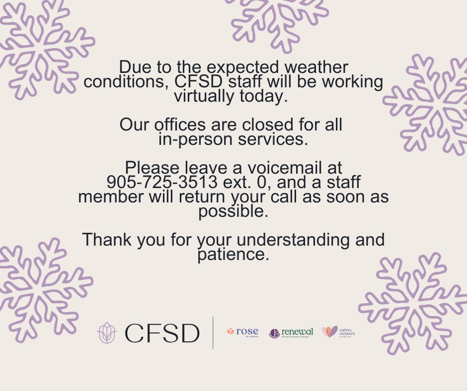CFSDurham's tweet photo. #WeatherUpdate #VirtualWork #OfficeClosed #CFSD #CustomerService #StaySafe #RemoteWork https://t.co/VL7iK9DXTm