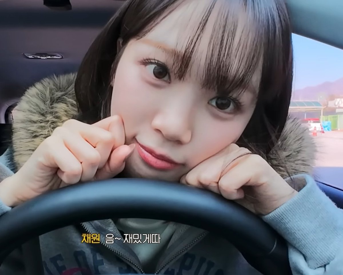 youngchaewon's tweet photo. 운전할때는 한껏 예민한 얼굴이다가 
이따금씩 튀어 나오는 뿌잉강아지 자아 https://t.co/gsR9TFuSSF