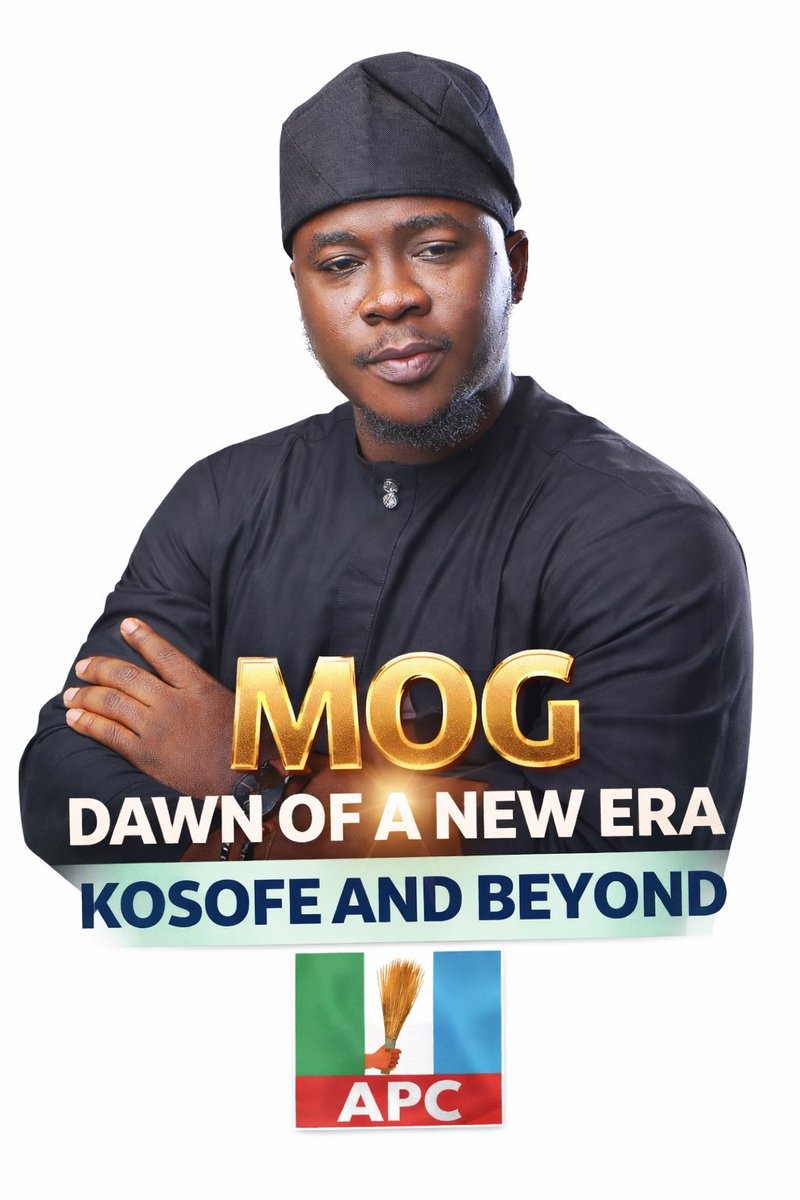 MJAY_MOG's tweet photo. Today, I officially join the All Progressives Congress (APC).
This is a step driven by my belief in progressive governance, grassroots development, and a stronger future for Kosofe and our people.
The journey continues together, we move forward.
#KosofeAndBeyond #DawnOfANewEra https://t.co/QgRGn6v73P