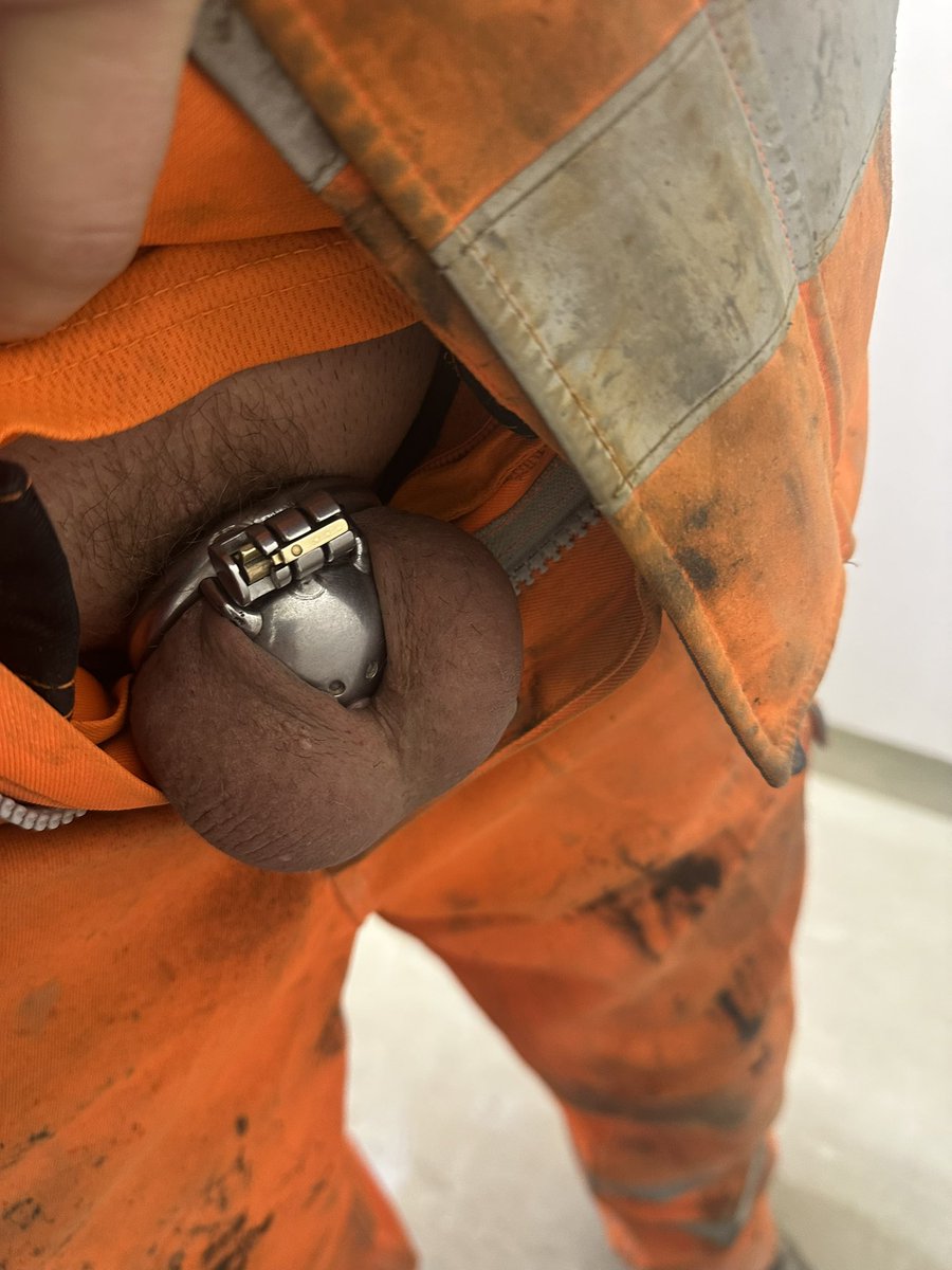 Back to work today! #lockedcock #lockedatwork #chastity #chastitylife