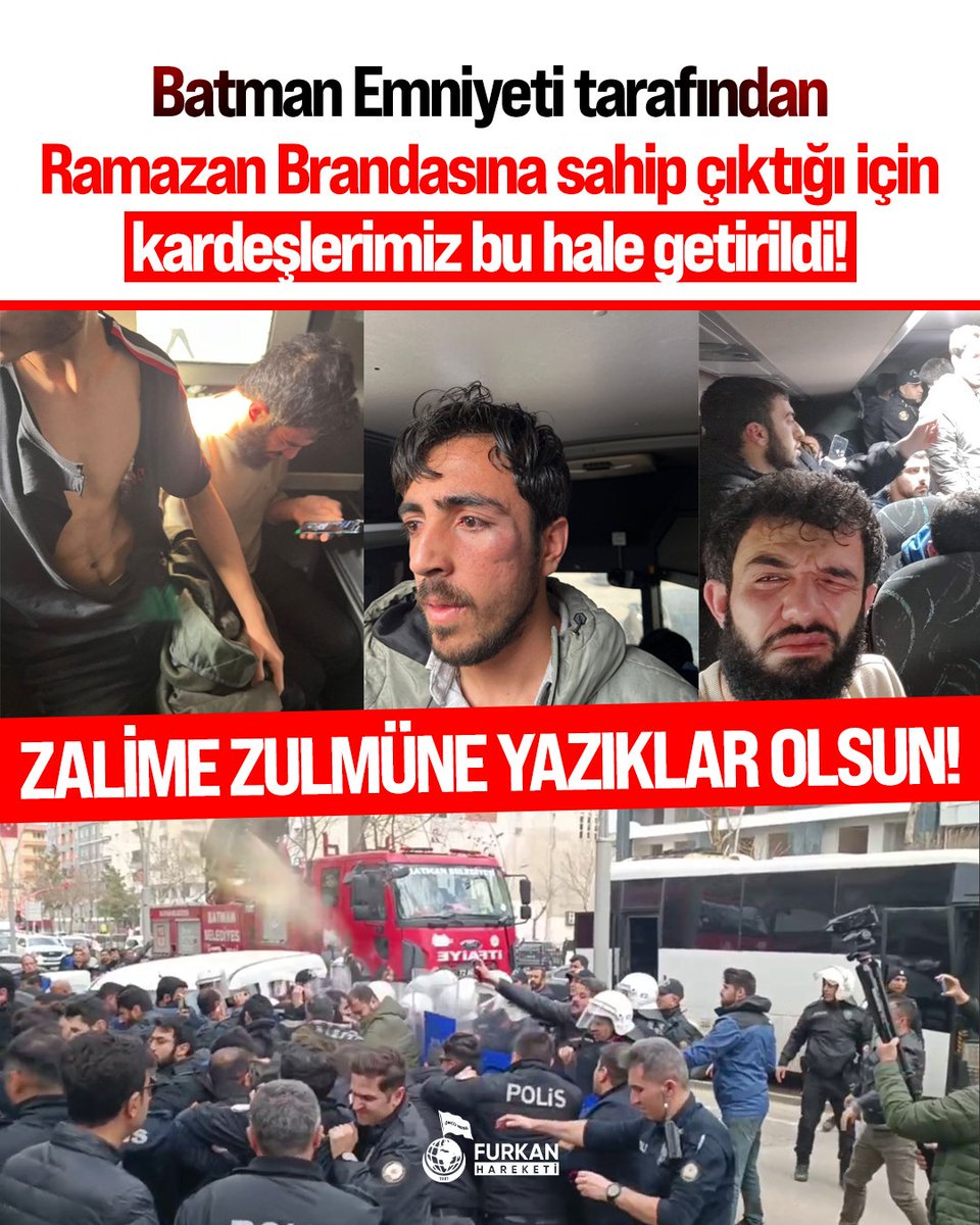 Zalime zulmüne yazıklar olsun!
RamazanBrandasına SertMüdahale
#BatmanEmniyeti
Ramazanıma Dokunma
#BatmanBelediyesi
RamazanRuhunu Yaşat
