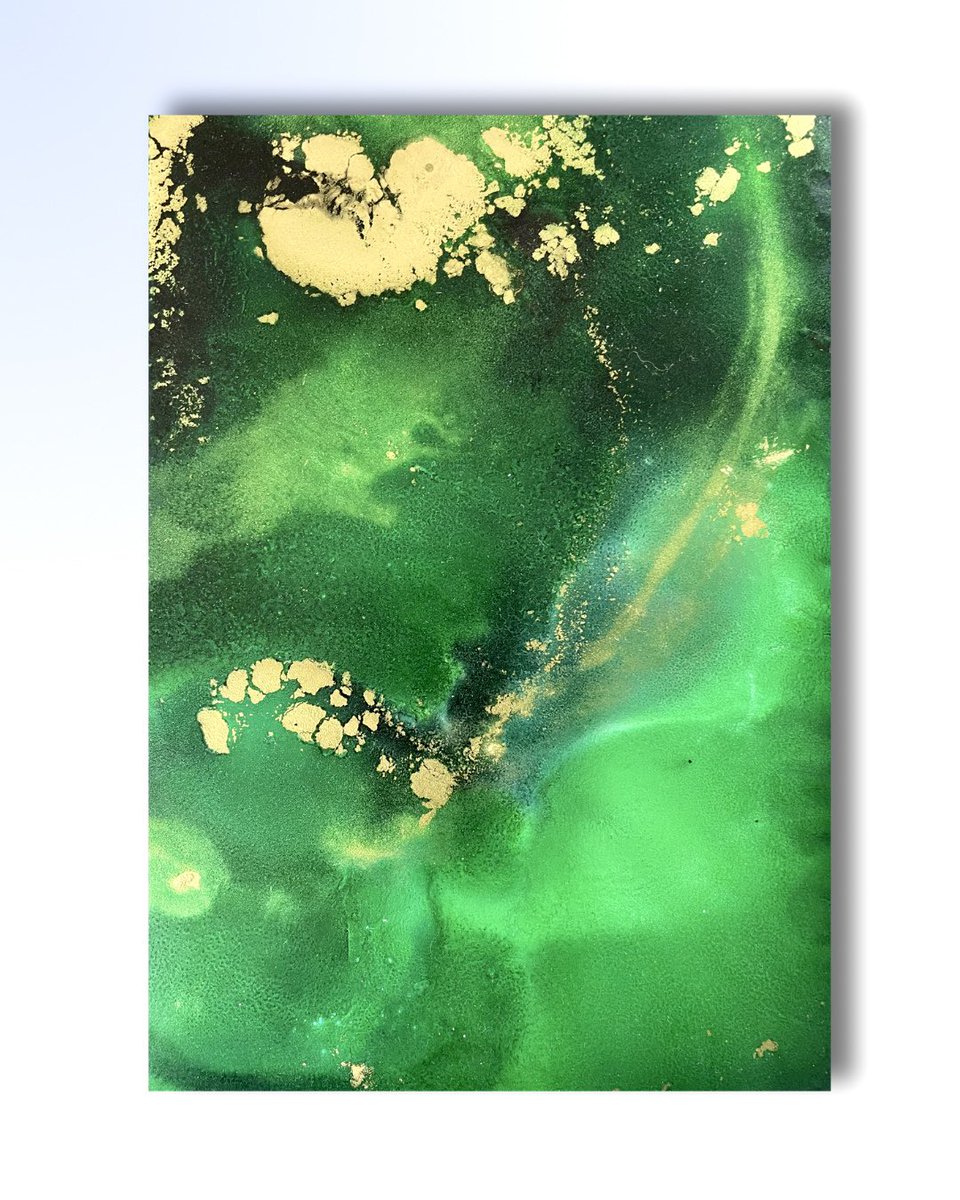 Matsubara 抽象画 カラフル 原画 油絵 ファーストステップ 足跡のアート 絵画 抽象画 F4号